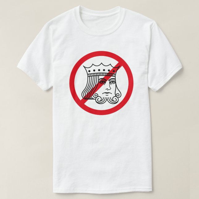 NO KINGS - Trump Protest - T-Shirt (Design Front)