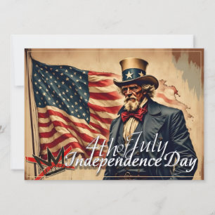 No Kings Uncle Sam Independence Day Art