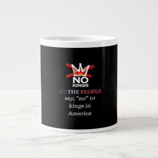 No Kings We the People Freedom Classic Style Large Coffee Mug