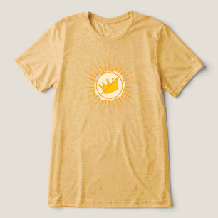 No Kings Yellow Men's Basic T-Shirt Tri-Blend Shirt
