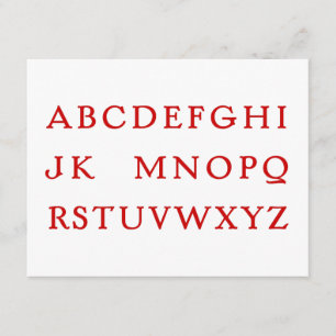 No L Christmas Letter / Invitation