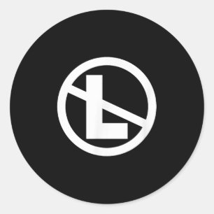 No L Noel Christmas Pun  Classic Round Sticker
