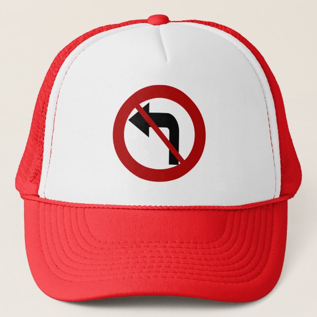 No Left Turn Cap (Front)