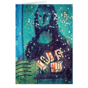 No Lies and No Drama Mixed Media