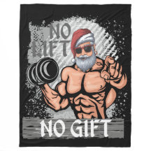 No Lift No Gift Santa Claus Gym