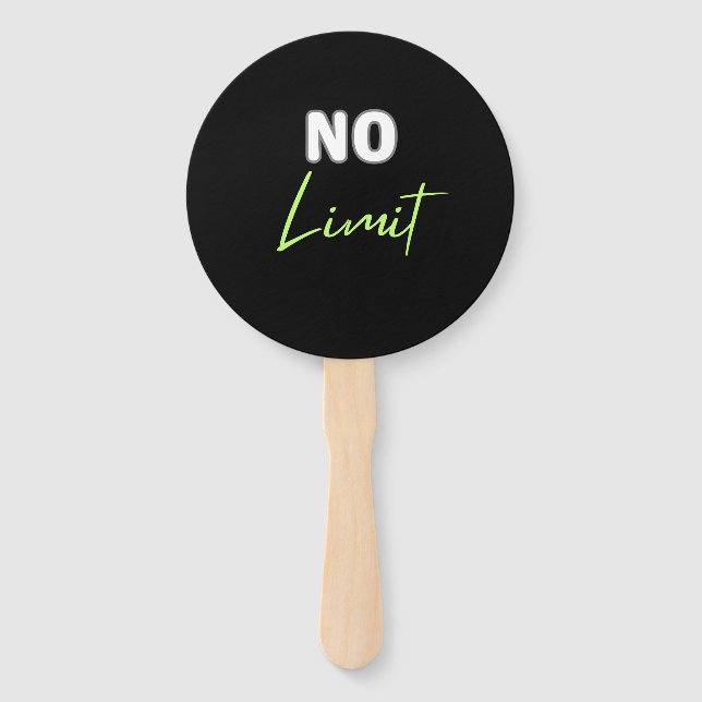 No Limit Hand Fan (Front)