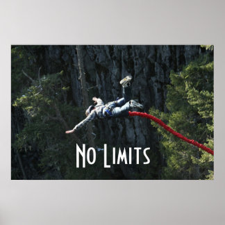 No Limits Bungee Jumping Poster