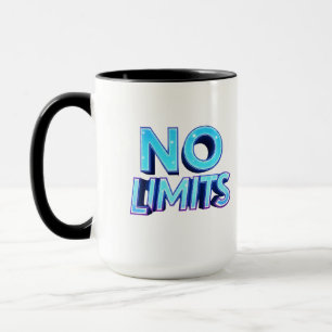 No Limits   Cyberpunk Streetwear Digital Design Mu Mug