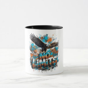 No Limits Eagle Coffee Mug Motivational Wildlife