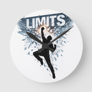 No Limits Motivation Design  Round Clock