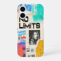No Limits Phone Case – Motivational Collage Art De