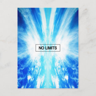 No limits postcard