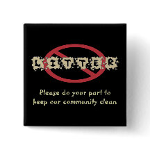 No Litter Button