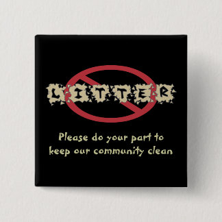 No Litter Button