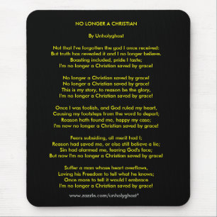 NO LONGER A CHRISTIAN MOUSE PAD