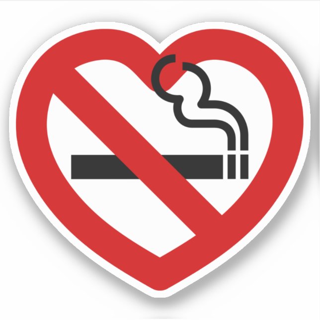 No Love For Smoking Sign (Front)