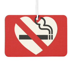 No Love For Smoking Sign Air Freshener