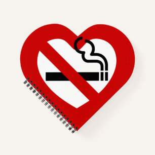 No Love For Smoking Sign Notebook