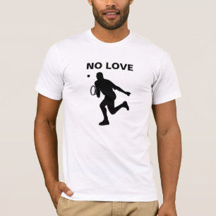 No Love Tennis player t-shirt
