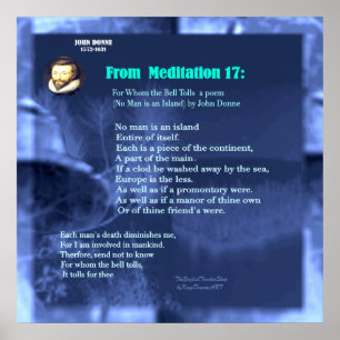 No Man is an Island Poster