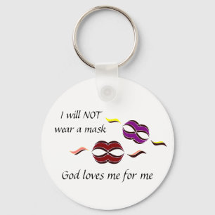 No Mask Keychain