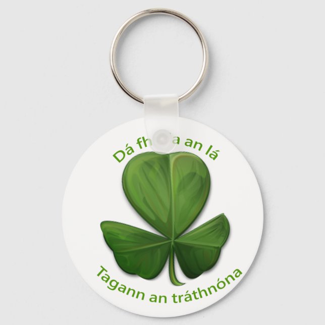 No matter how long the day, the evening comes. keychain (Front)