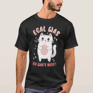 No Matter What I Was Not Irony Cat Funny Work T-Shirt