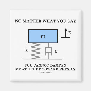 No Matter What You Say You Cannot Dampen Physics Magnet