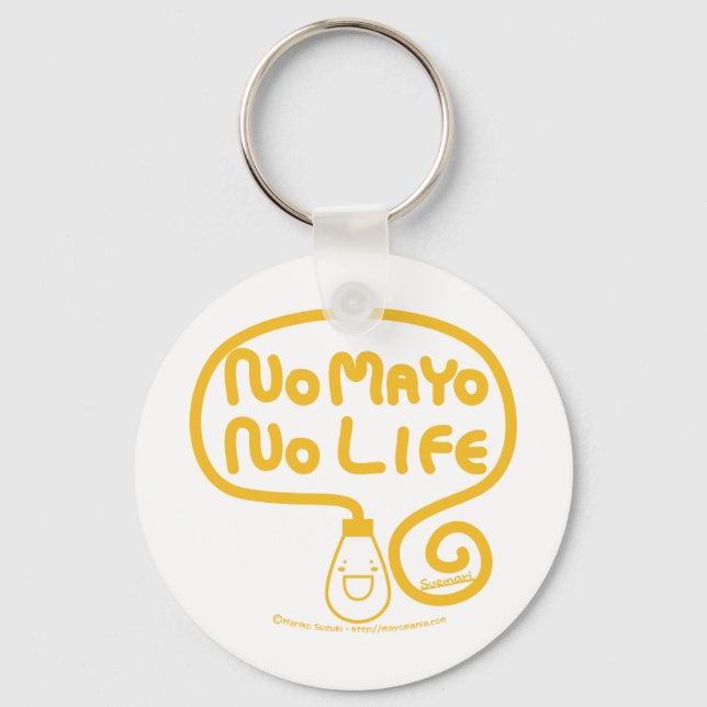 No Mayo No Life Keychain (Front)