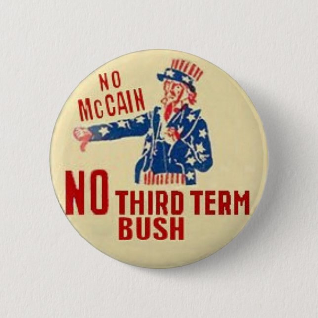 No McCain Button (Front)