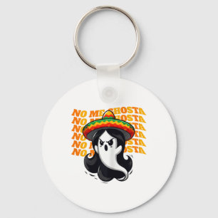 No Me Ghosta Funny Mexican Halloween Ghost Women  Keychain