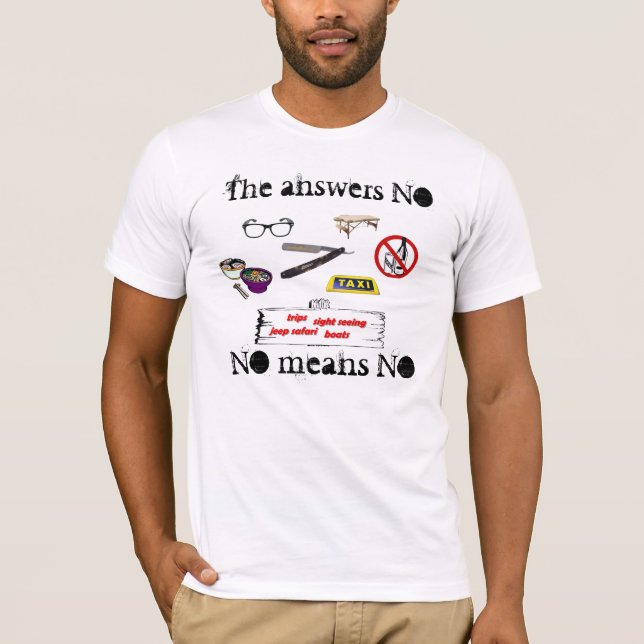 No means No T-Shirt (Front)