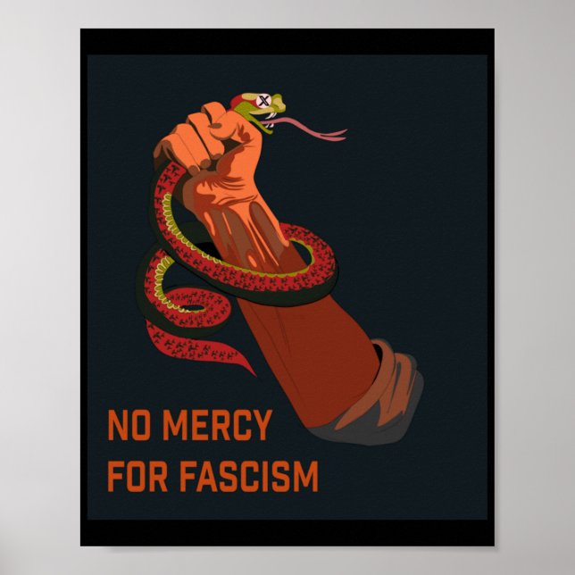 No Mercy For Fascism 2025 Edition  Poster (Front)