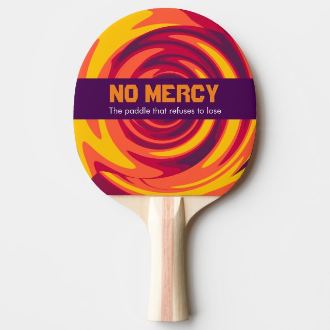 No Mercy Ping Pong Paddle (Front)