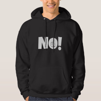 No Middle Finger Sign Statement Provocative Saying Hoodie