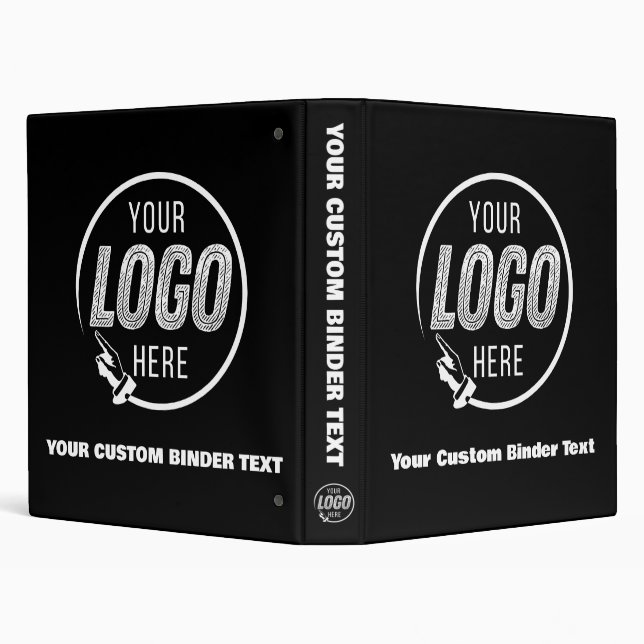 No Minimum Custom 3-Ring Binder - Full Bleed Print (Background)