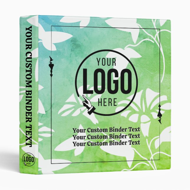 No Minimum Custom 3-Ring Binder – Personalized (Front/Spine)