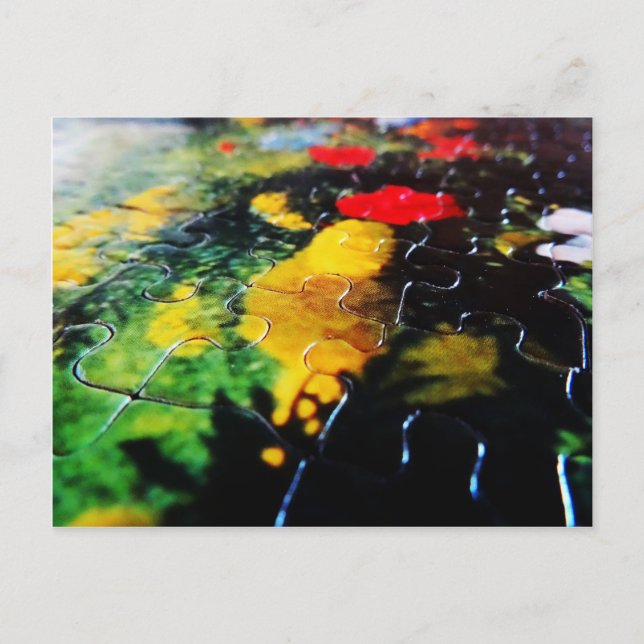 No Missing Pieces Postcard (Front)