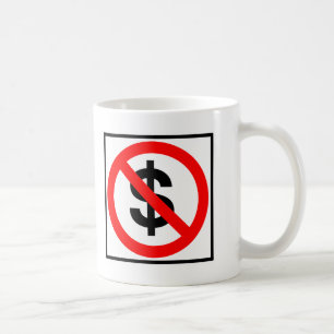 No Money Highway Sign Coffee Mug