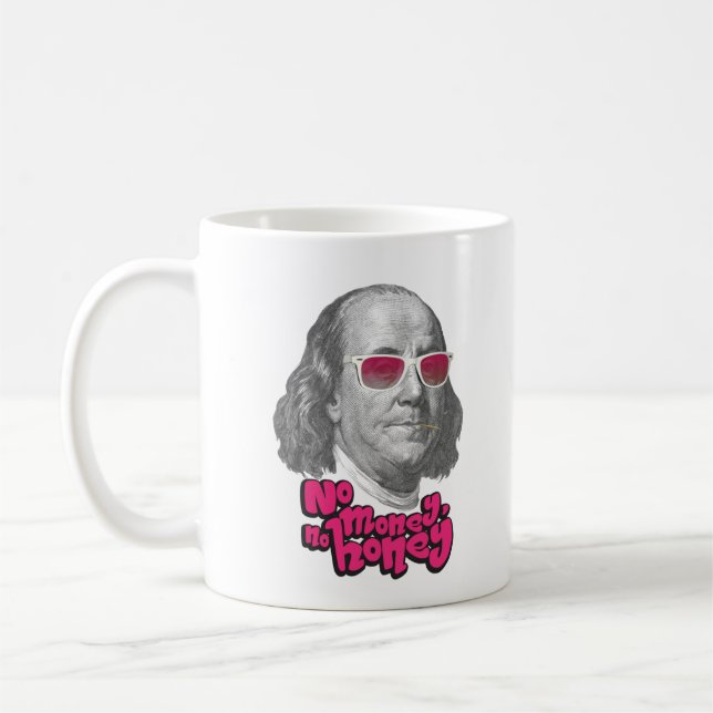 No money, no honey coffee mug (Left)