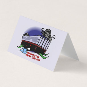 No Monster Under the Bed Classroom Exchange Card