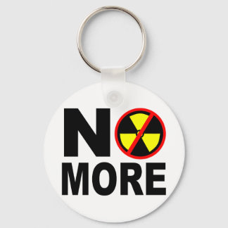 No More Anti-Nuclear Slogan Keychain