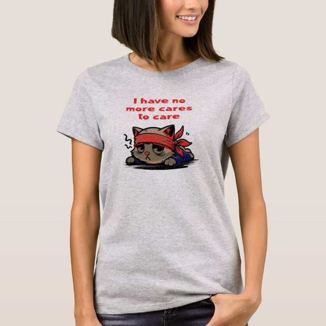No More Cares T-Shirt (Front)