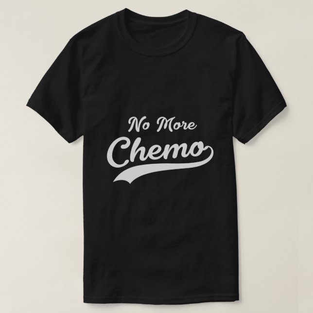 No More Chemo | Cancer Survivor | Retro Style T-Shirt (Design Front)