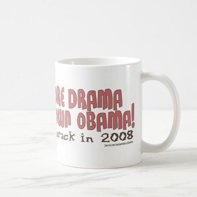 No More Drama, Shut Down Obama Mug (Right)