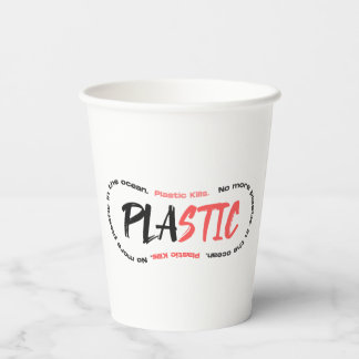 No more plastic in the ocean | Ocean pollution Paper Cups