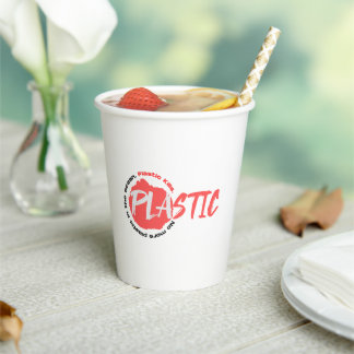 No more plastic in the ocean | Ocean pollution Paper Cups