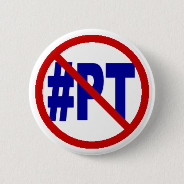 No More #PT 2 Inch Round Button (Front)