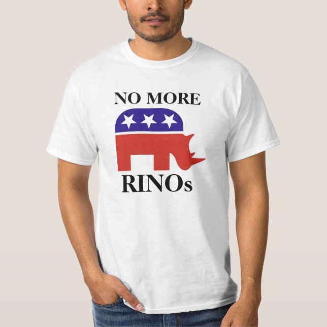 No More RINOs T-Shirt (Front)