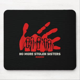 No-more Stolen Sister Red Hand Mmiw Awareness Amer Mouse Pad
